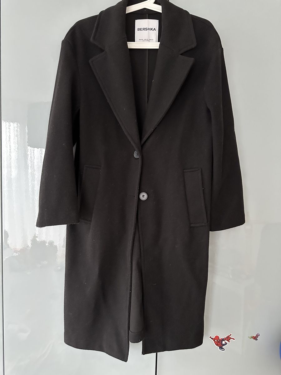 Bershka Cappotti: Bershka Mantel schwarz Grösse XS – Usato da Perlen venduto da H.Spa