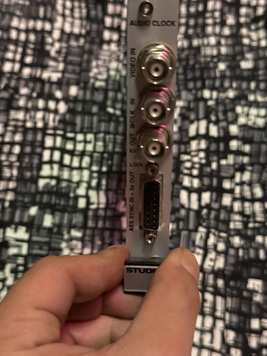 Schede audio: STUDER Audio Clock / Sync Card – Usato da Luzern venduto da JAYJAY-LEMMING