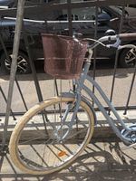 City Bike Light Blue Basket Used