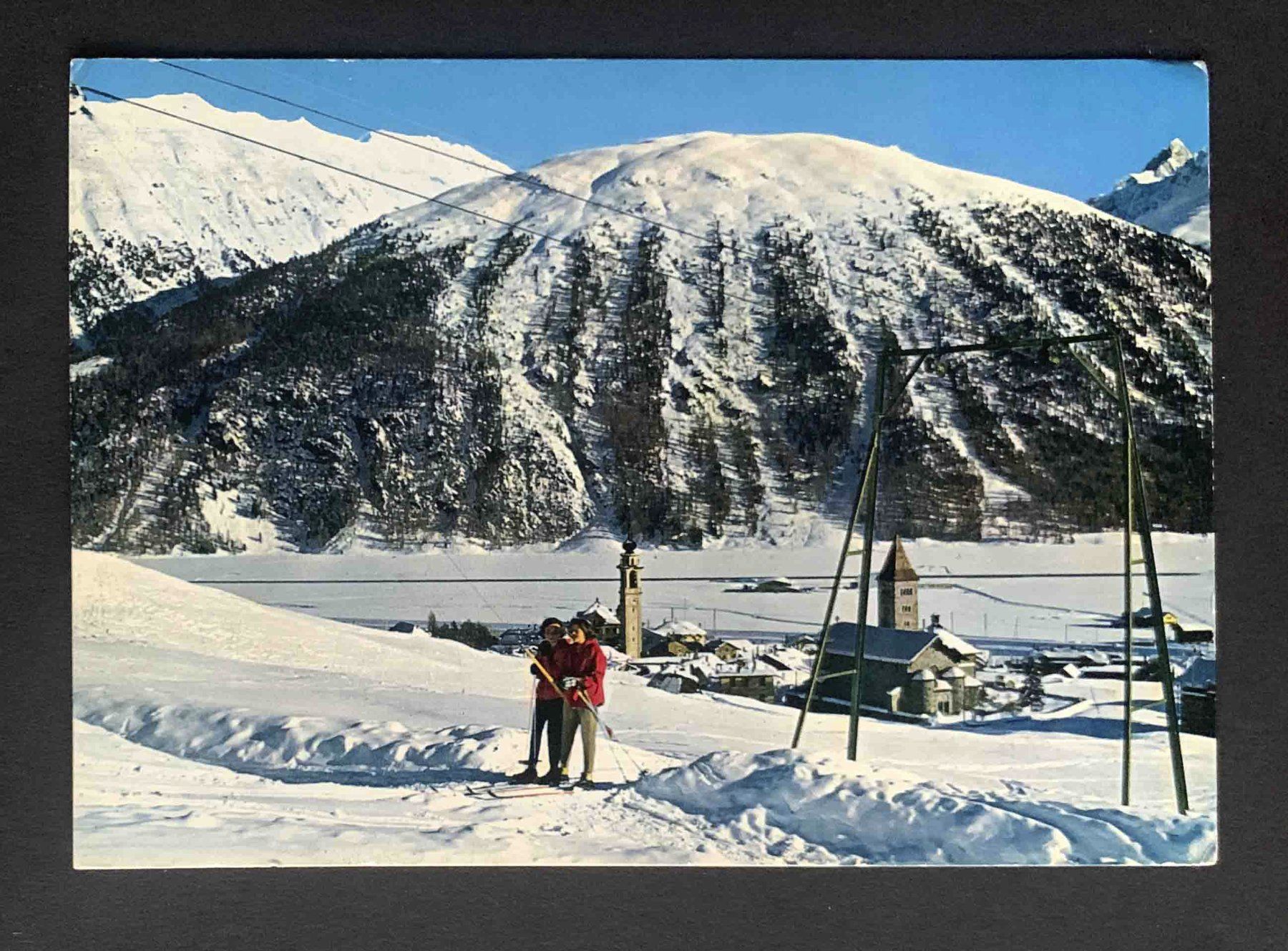 Cartoline postali: AK Samedan Engadin – Usato da Goldau venduto da artelier1