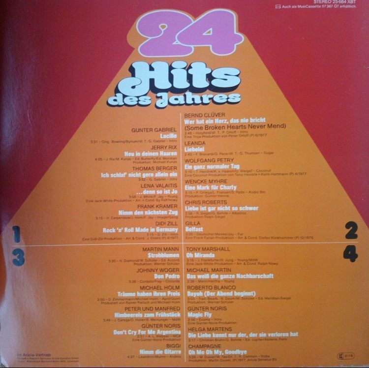 Dischi in vinile: 24 Hits des Jahres – Usato da Horn venduto da enigma66 1