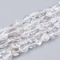 Bergkristall Perlen Nuggets 3~14x2~9x2.5~8 mm, 1Strang