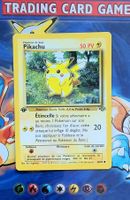 Carte Pokémon Pikachu (Jungle) 60/64 1ère édition (fr)