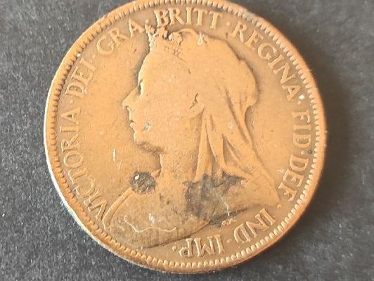 Alle Münzen: 1/2 Penny 1901 – Gebraucht aus Couvet von lulul