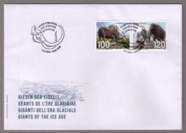 2024_RIESEN DER EISZEIT_SONDERBOGEN_7.11.24_Paar_Mammut-FDC!