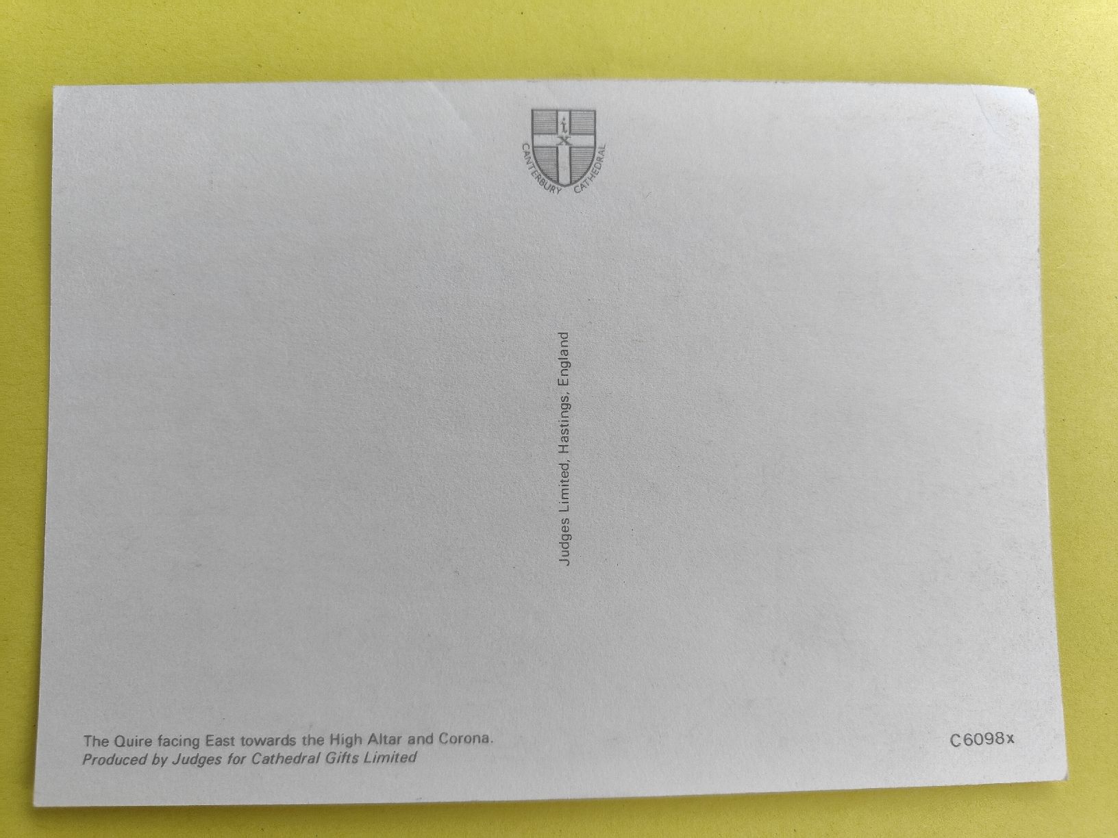 Cartoline postali: AK Canterbury Cathedral The Quire – Nuovo (secondo la descrizione) da chur venduto da Hmars 1