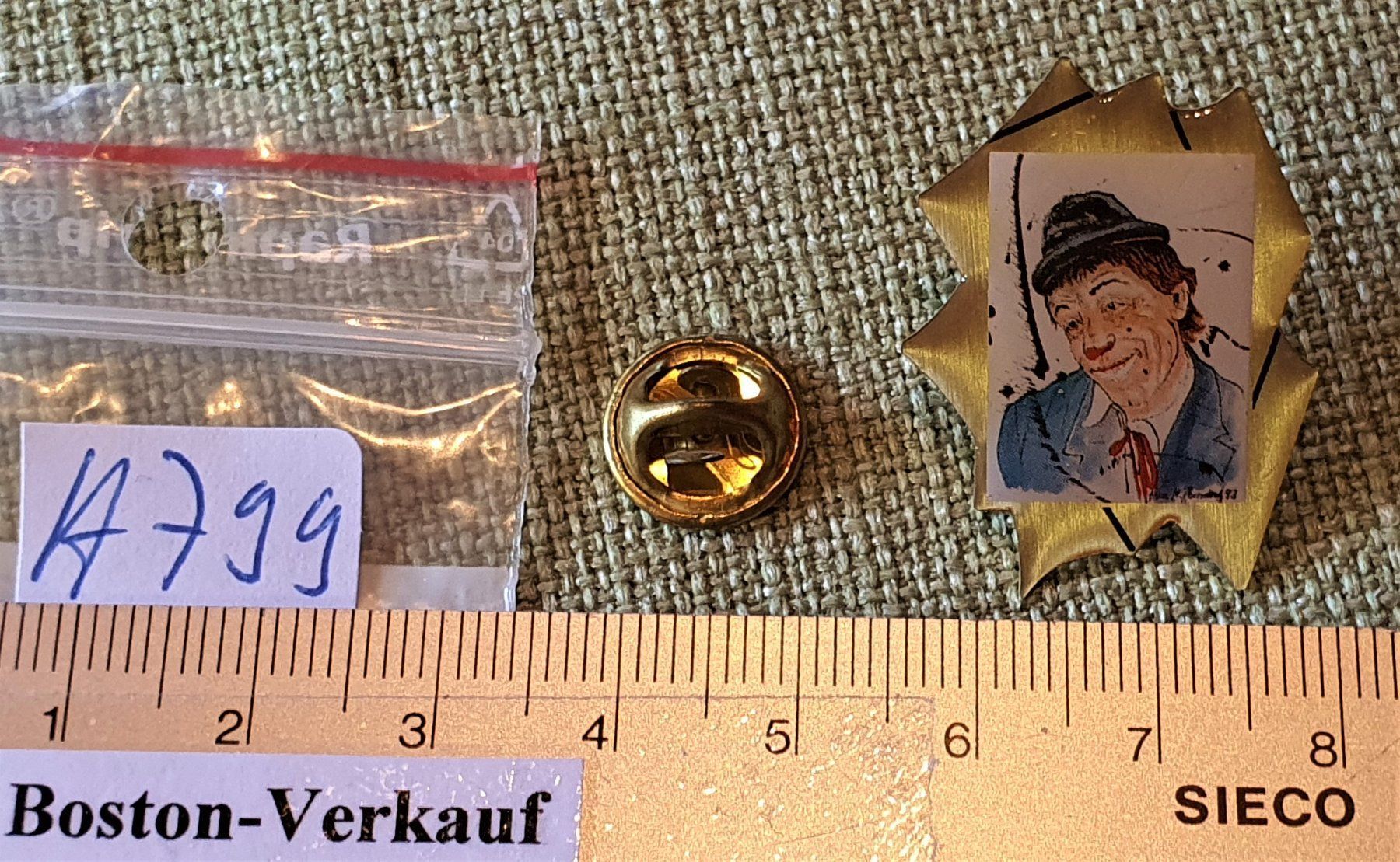 Placchette & Badge: H799 - Pin Schweizer Clown – Usato da Reinach BL venduto da Boston-Verkauf 1