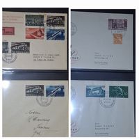 44 Briefe ET / Sonderstempel mit Album
