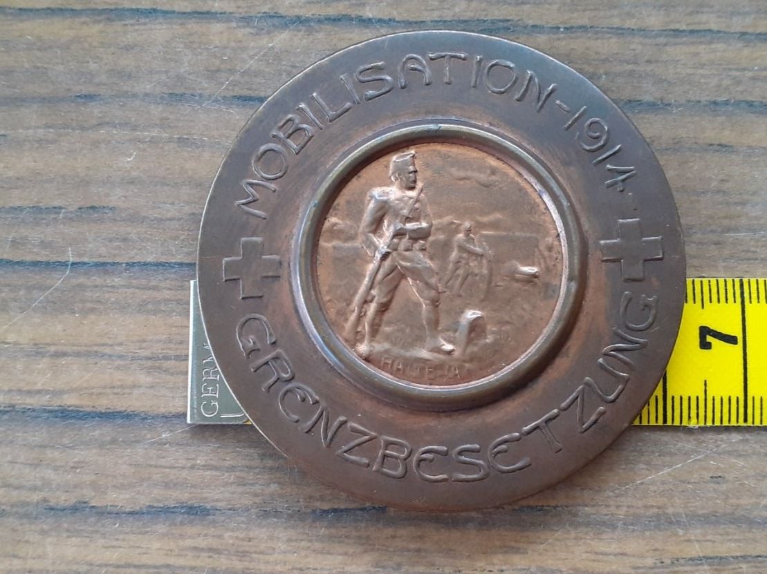 Specchi: Antiker Werbespiegel Grenzbesetzung 1914 – Usato da Mörschwil venduto da antiksalon 3