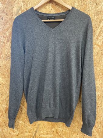 MASSIMO DUTTI Pull Gris Homme taille M