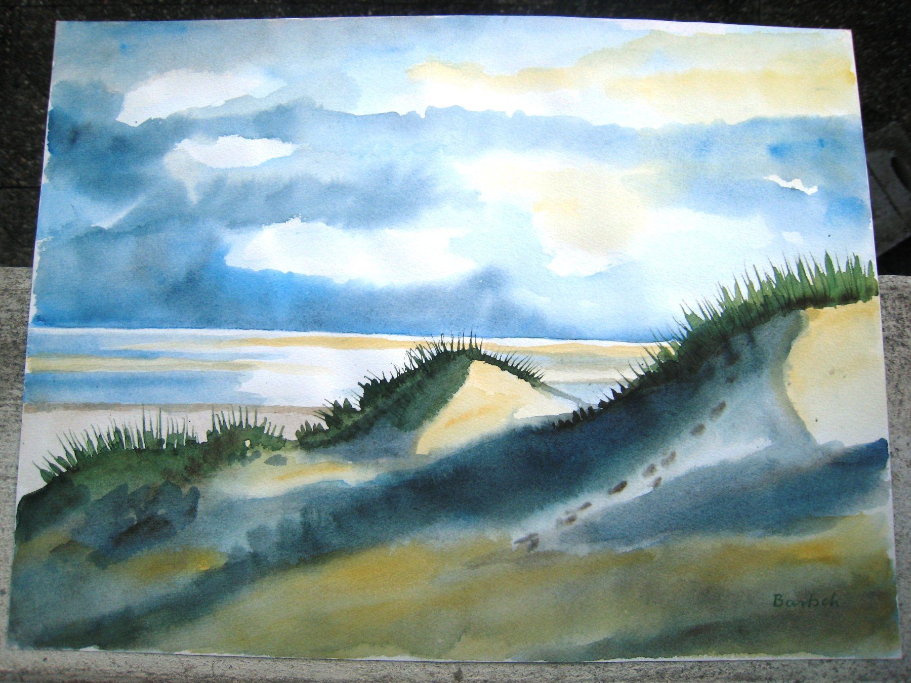 Dipinti: Original Aquarell "Nordsee" – Usato da Pratteln venduto da Bluebird97 2