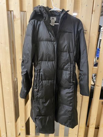 Black feather jacket