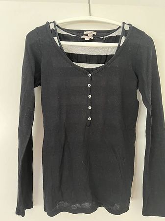 Esprit Pulli schwarz/weiss zweiteilig