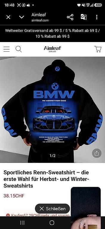 Pullover & Sweatshirts: Pulie mit BMW drauf – Neu und originalverpackt aus Wolfwil von adr_p9fy