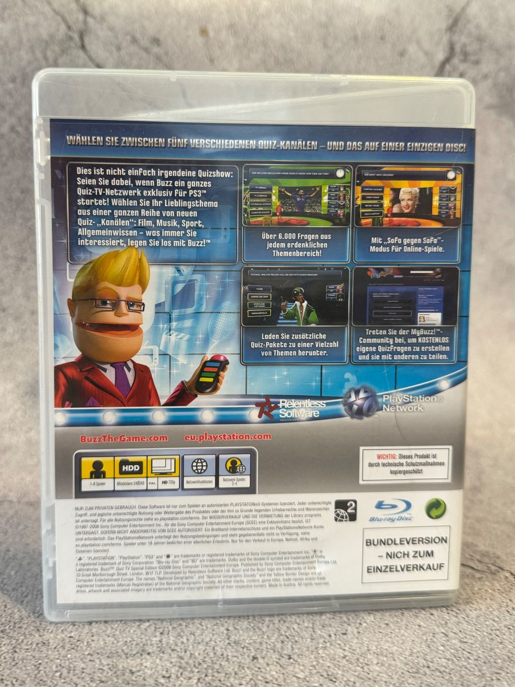 Giochi: Buzz! Quiz TV [PS3] – Usato da Niederwil SO venduto da BlueSonic 1