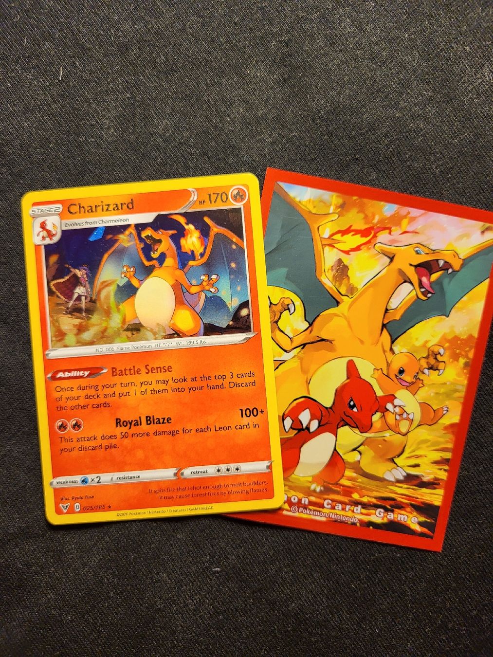 Pokémon Sammelbilder & Trading cards: 🇬🇧 Charizard 025/185 – Gebraucht aus Grindelwald von lego9
