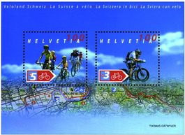 Veloland Schweiz Kleinblock 2004 postfrisch