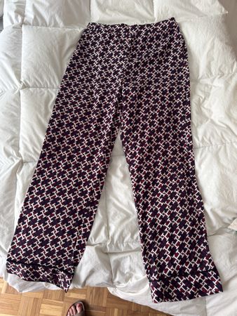 Pantalon fluide Tommy Hilfiger - Motif H - Taille M - Idéal