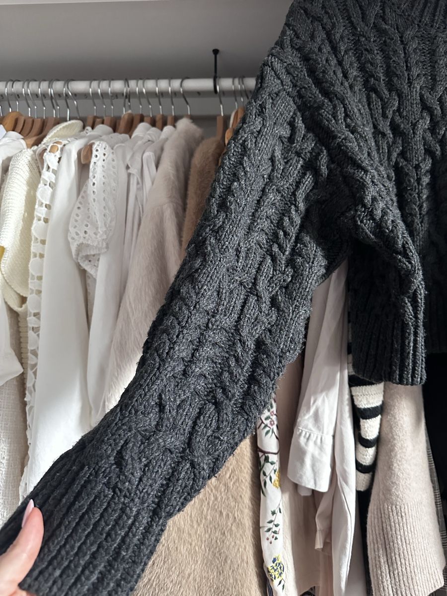Zara Maglioni & Felpe: Zara strick Zopfmuster Pullover oversized Rollkragen Massimo – Usato da Zürich venduto da Lotta1509 3