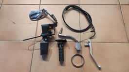 Yamaha XVS 1100 Teile (Bremshebel, Spiegel, Fussrasten, ...)