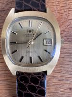 IWC Herrenuhr Automatic goldfarben gebraucht guter Zustand
