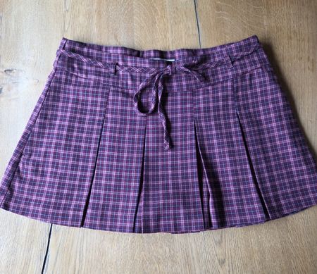 Hollister Minirock/Skort Gr.M Kariert Herbst / Winter Top!