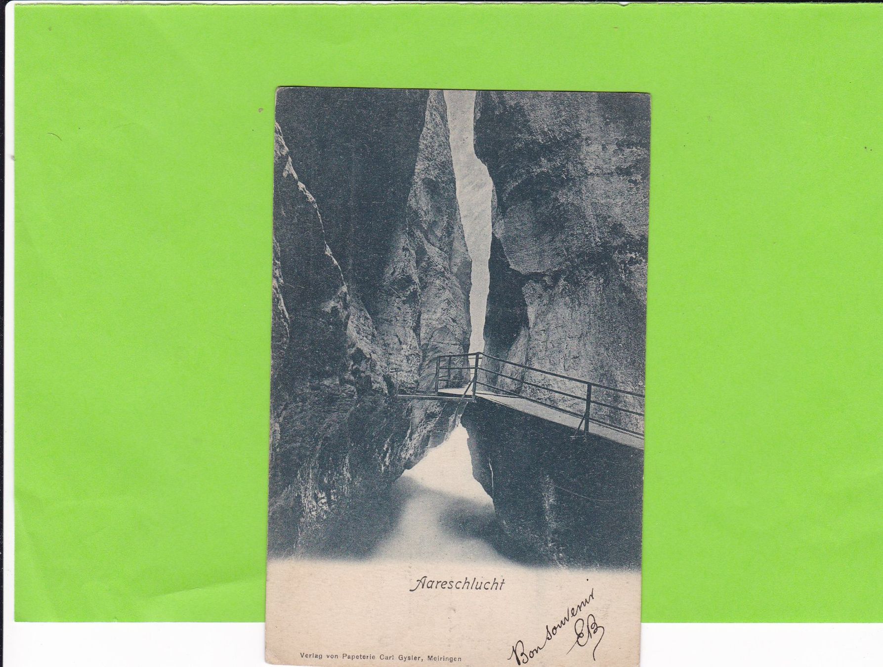 Cartes postales: Aareschlucht – D'occasion à St. Peterzell par neckertal
