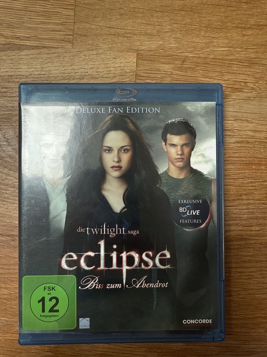 Alle DVDs: Blu-ray Disc die twilight saga eclipse Biss zum Abendrot – Gebraucht aus Sempach von Nimsaj5