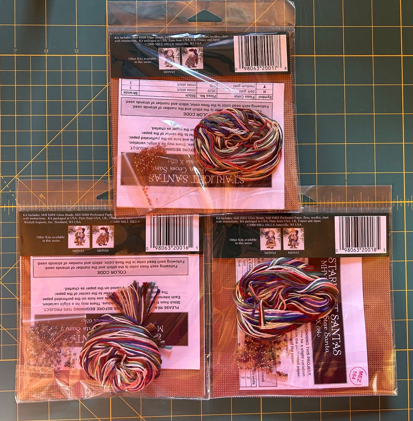 Kit bricolage: Lot complet de 3 Starlight Santas de Mill Hill – Nuovo e nell'imballaggio originale da Bouveret venduto da sev_qj7l 5