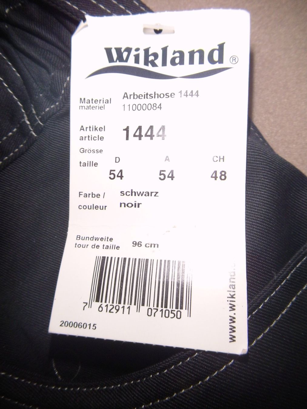 Wikland Pantaloni: Wikland Arbeitshose – Nuovo e nell'imballaggio originale da St Gallen venduto da Hrabbit 6