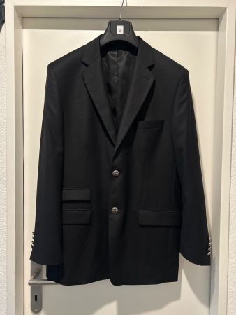 Wool Sakko schwarz  von Vogue pour Homme Gr.52