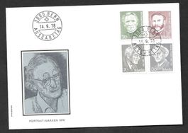 FDC Serie 617-620 ET 14.9.1978 schön illustriert