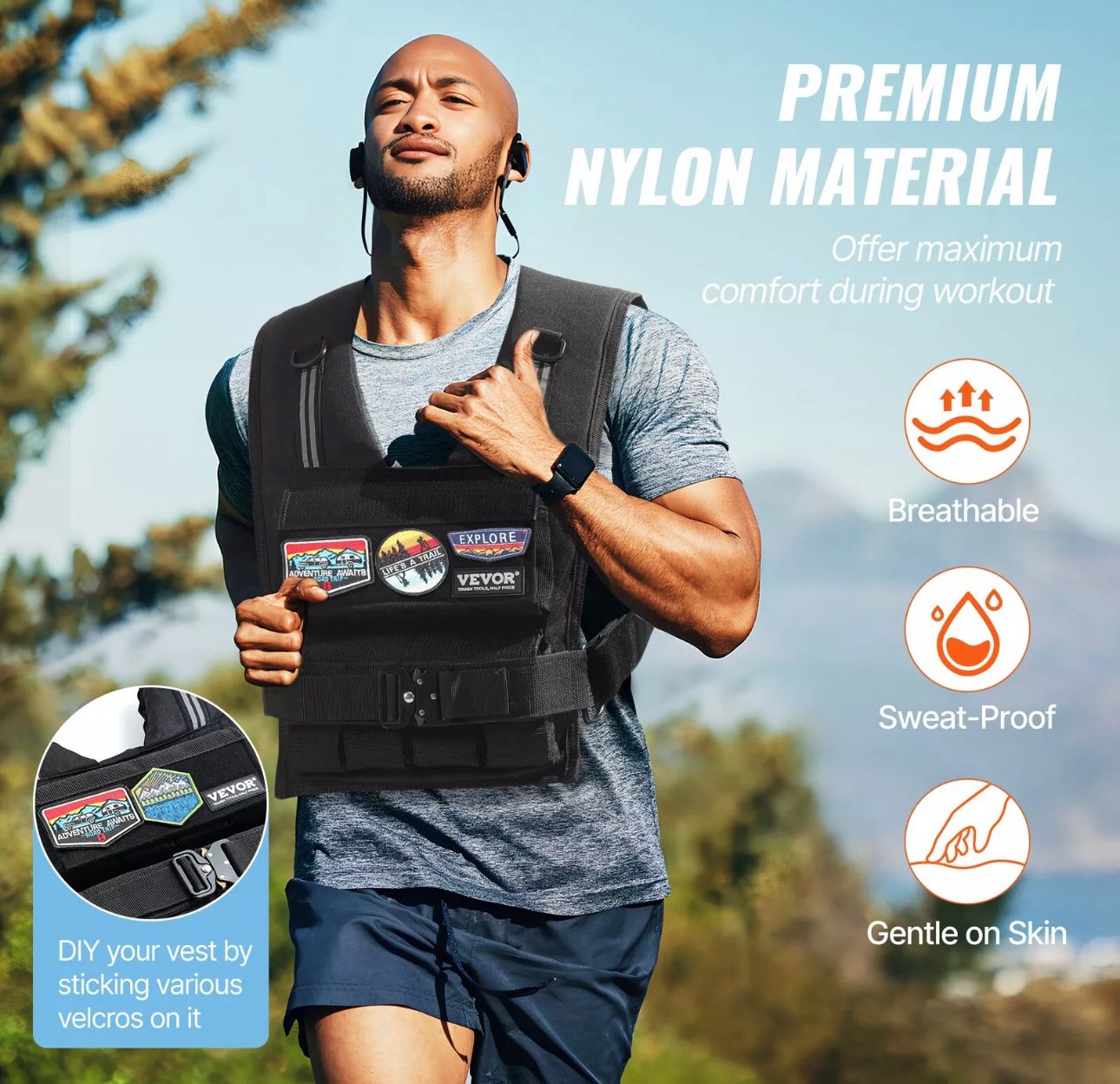 Manubri & Pesi: VEVOR Gewichtsweste Laufweste Trainingsweste Gewichte Einste – Nuovo e nell'imballaggio originale da Amriswil venduto da JaJa-Express 3