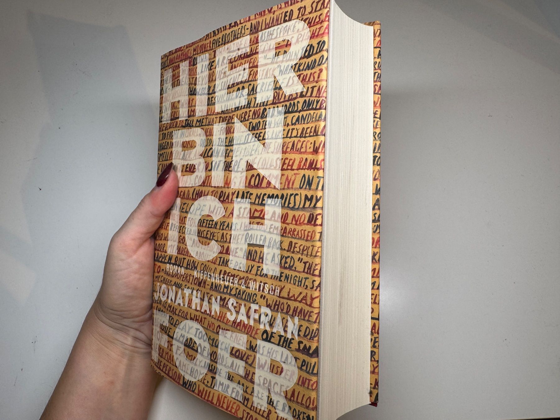 Libri: ROMAN: Jonathan Safran Foer, Hier bin ich – Usato da Grosswangen venduto da Deutsche_Romane 1