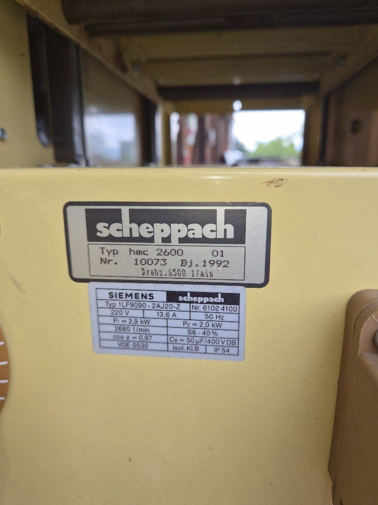 Scheppach Toutes les machines: Scheppach hmc 2600 – D'occasion à Oetwil am See par Buacher1970 3
