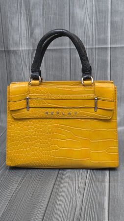 REPLAY Handtasche in Kroko-Optik