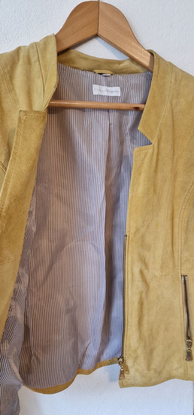 Jacken: Lederjacke Senfgelb Charles Vögele Gr.44 – Gebraucht aus Romanshorn von REALJessiB 4