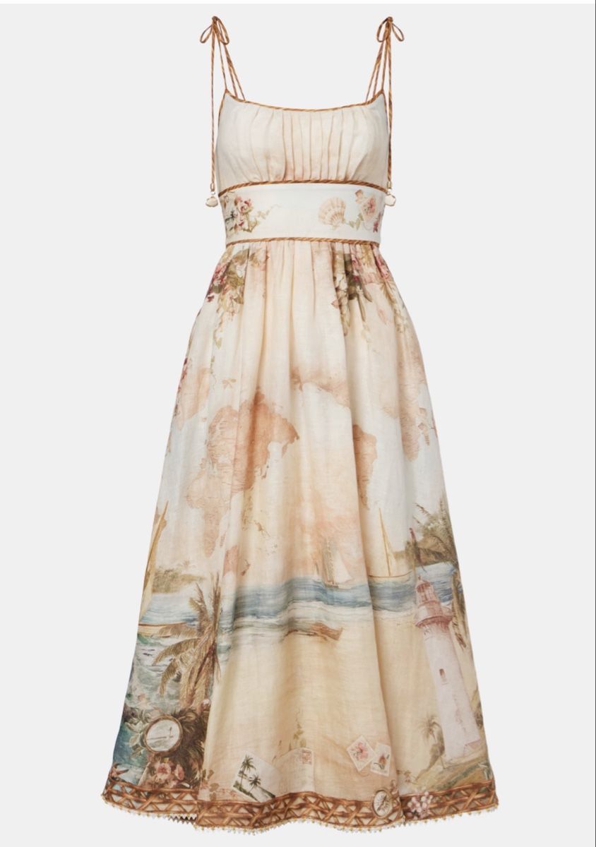 Kleider: Linen Blend Summer Midi Dress – Neu (gemäss Beschreibung) aus St.Josefen von lop_lh8d