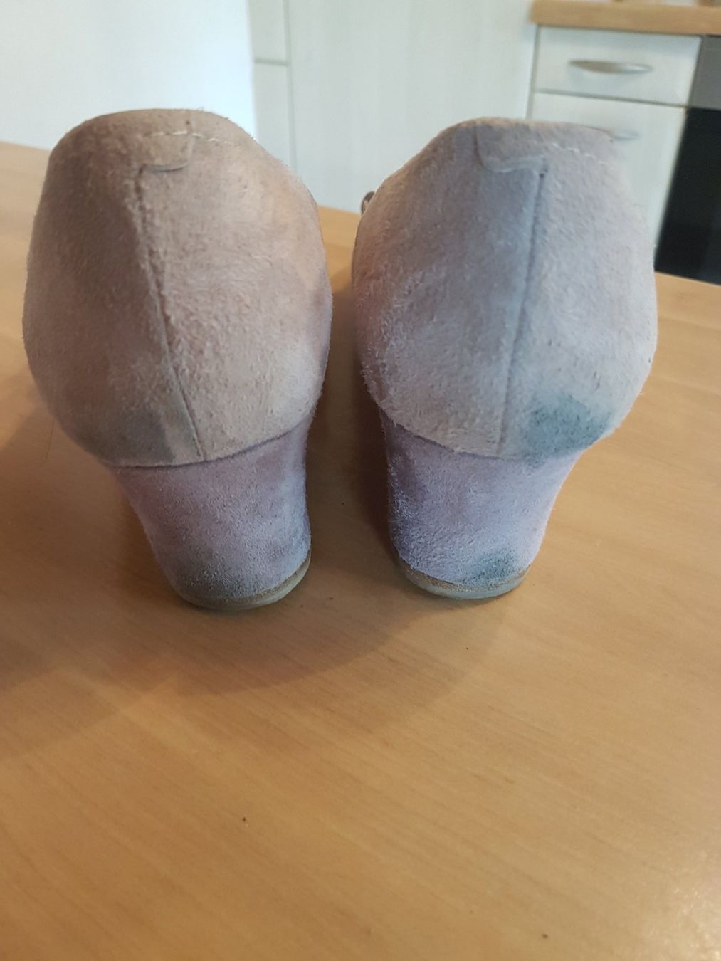 Damenschuhe: Chaussures daim talon compensé marque Moda di Fausto 39.5 – Gebraucht aus Villiers von san_jn5w 5