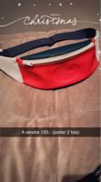 Sacoche Lacoste rouge, blanc, bleu - Comme neuve - Cadeau No