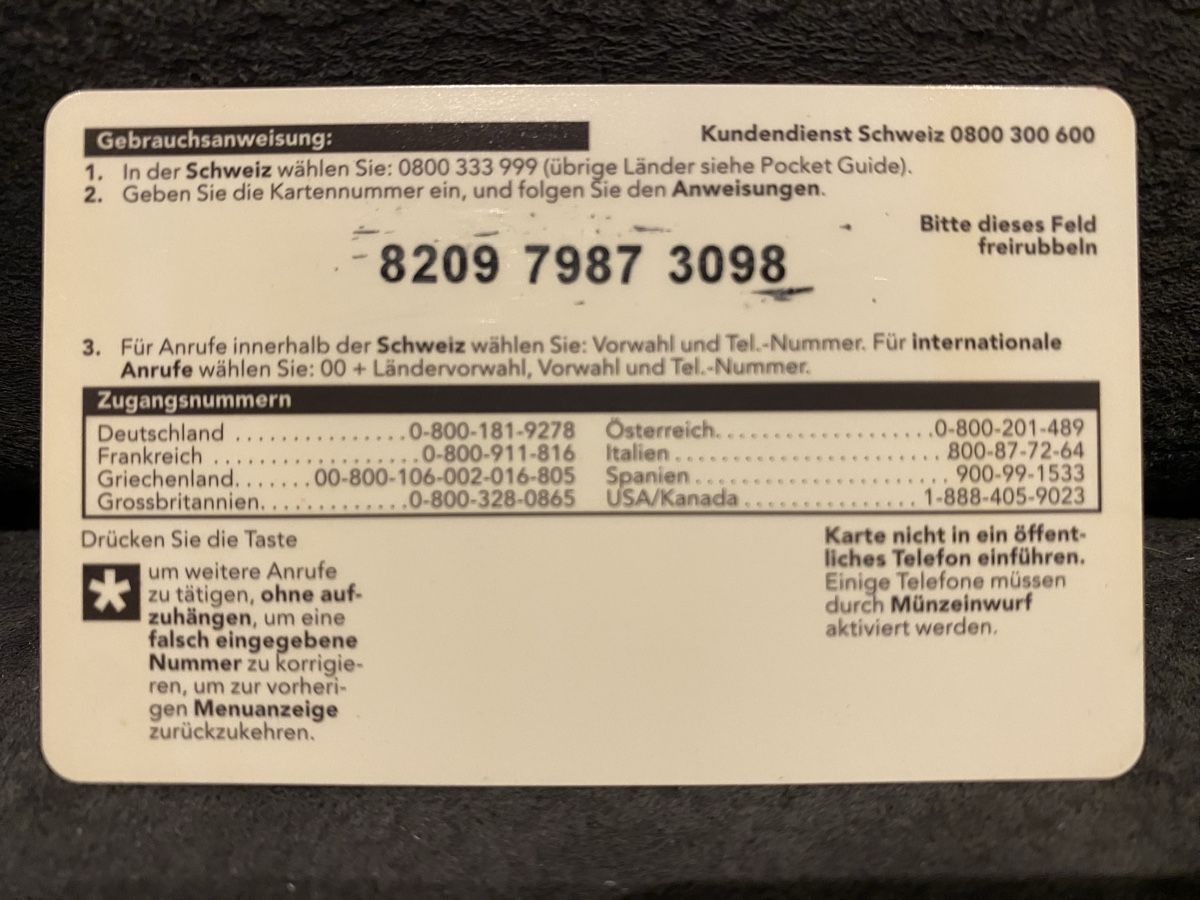 Schede telefoniche: Carte – Usato da Lausanne venduto da babacard10 1