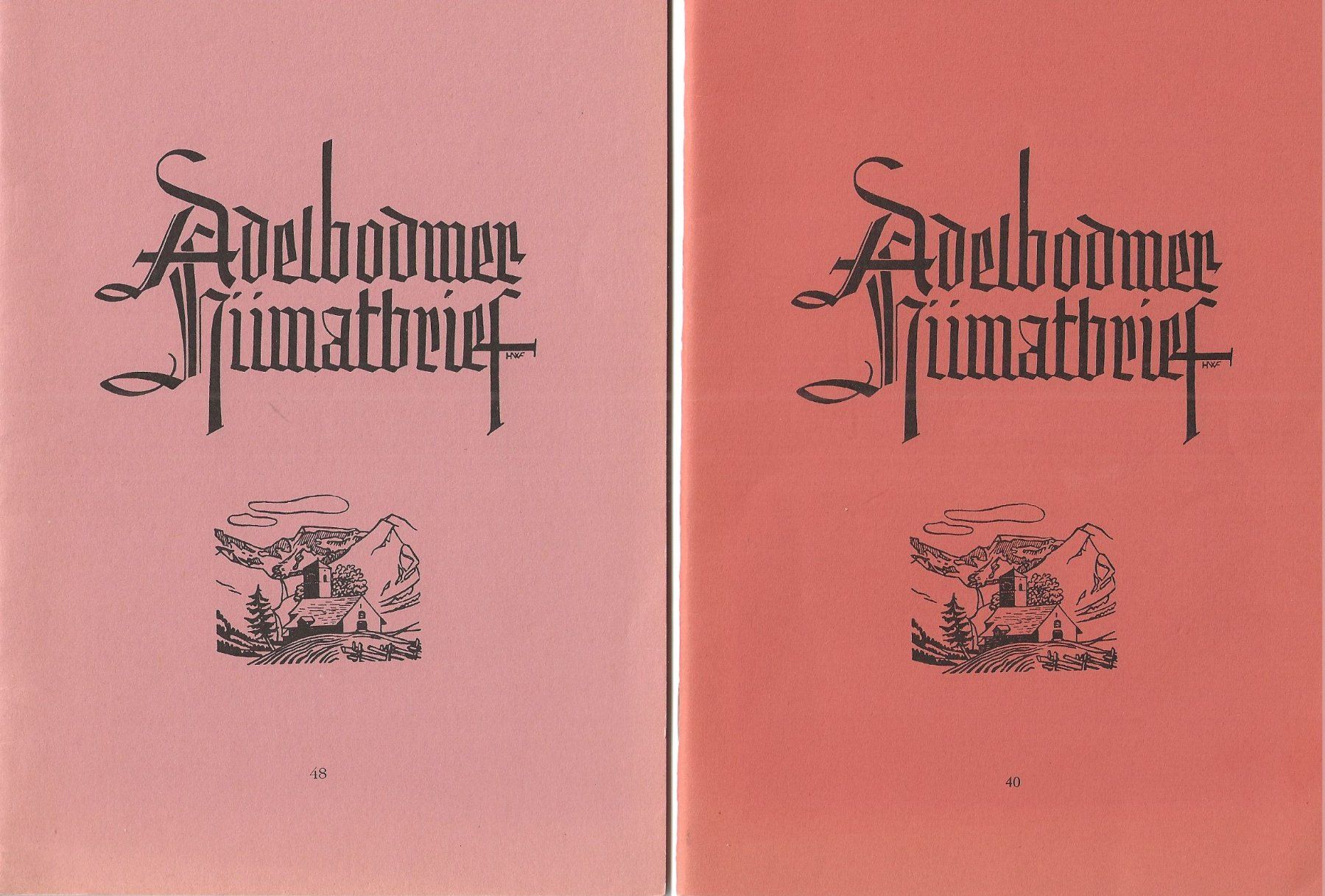 Bücher: Adelbodmer Hiimatbrief 1990 & 1980 – Gebraucht aus Bern von Grindelwaldaus