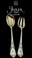 Anciens  couverts à salade Jezler Empire  argent 800