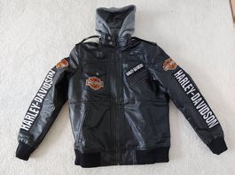 XXL Herren Harley Davidson Motorrad Lederjacke