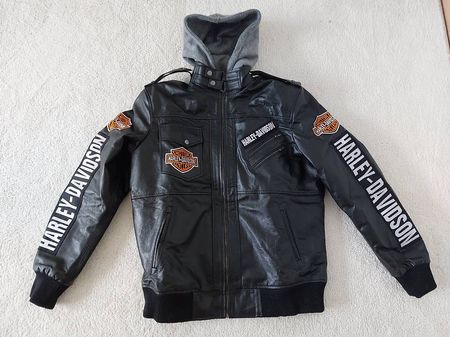 XXL Herren Harley Davidson Motorrad Lederjacke