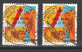 1995 A-Post aus Markenheftchen mit ET - Vollstempel