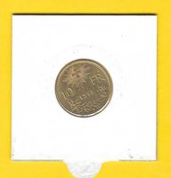 10 Fr selten 1911 Vreneli/u.E. aufgrund HP+Alter mind.vz/rar