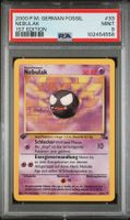PSA 9 Nebulak Fossil 1.Edition 33/62 Deutsch
