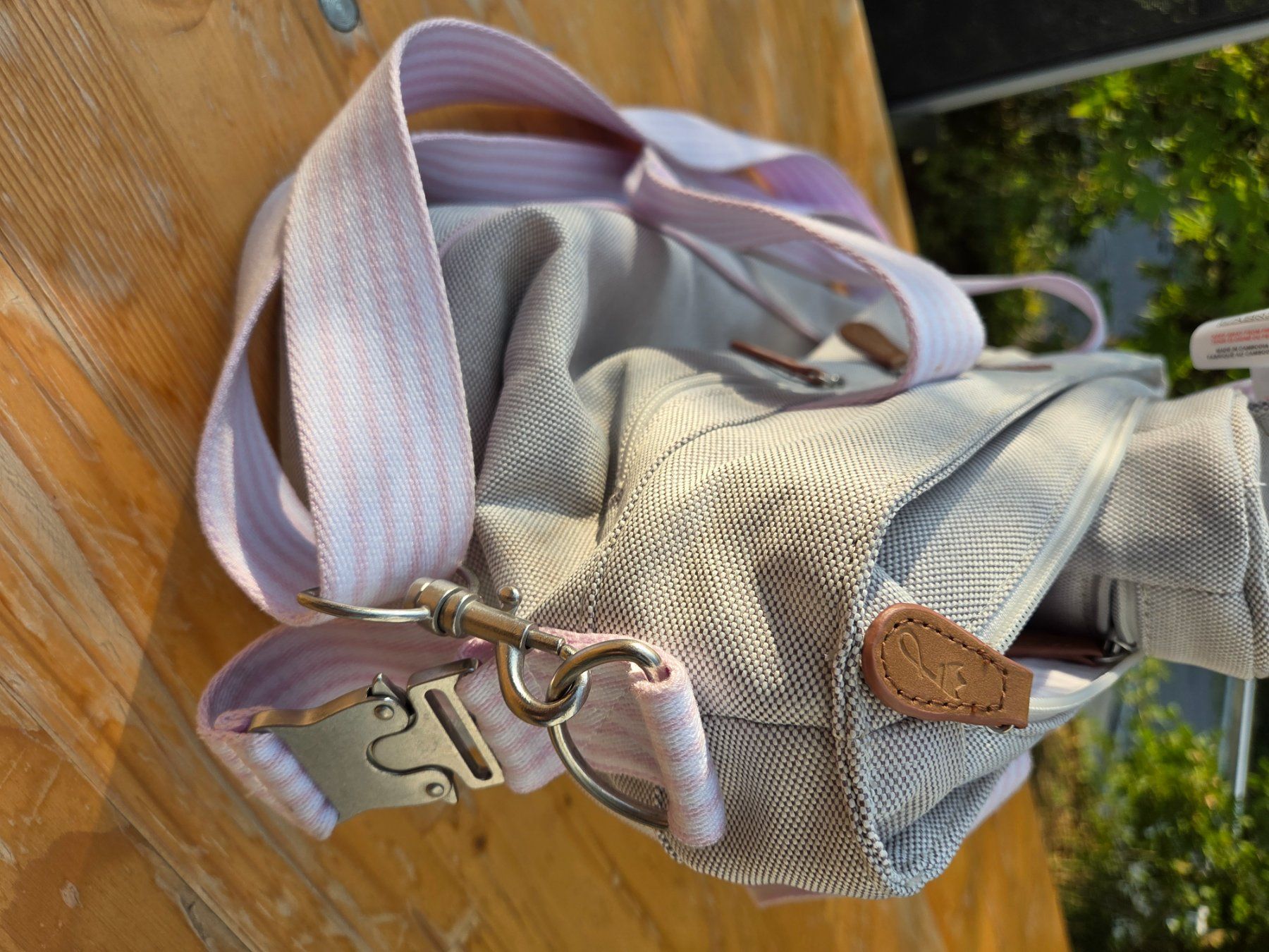 Jacadi Sacs & sacs à dos: Jacadi Paris Wickeltasche grau/rosa – D'occasion à Murten par elmex42 2