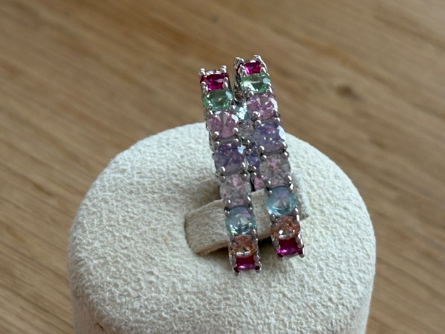 Boucles d'oreille: Ohrstecker Creolen Multicolore Silberfarben – Neuf (Voir description) à Biel-Bienne par Roserosse13 4